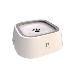 1.5L Pet Dog Bowls Dog Floating Not Wetting Mouth Cat Bowl Splash-proof no Wet Mouth Non-slip Non-wet Beard Dog Water Dispenser