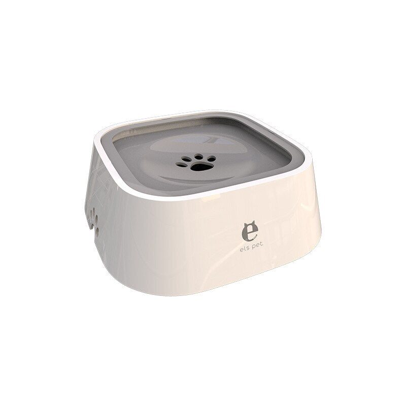 1.5L Pet Dog Bowls Dog Floating Not Wetting Mouth Cat Bowl Splash-proof no Wet Mouth Non-slip Non-wet Beard Dog Water Dispenser