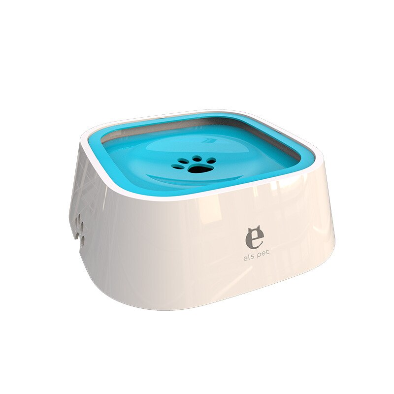 1.5L Pet Dog Bowls Dog Floating Not Wetting Mouth Cat Bowl Splash-proof no Wet Mouth Non-slip Non-wet Beard Dog Water Dispenser