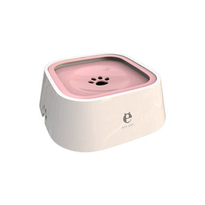 1.5L Pet Dog Bowls Dog Floating Not Wetting Mouth Cat Bowl Splash-proof no Wet Mouth Non-slip Non-wet Beard Dog Water Dispenser