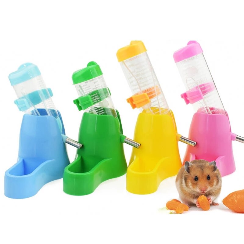 1 Pc Small Animal Accessories Automatic Feeding Device Food Container 3 Styles 1 Pc Pet Drinking Bottle Hamster Water Bottle