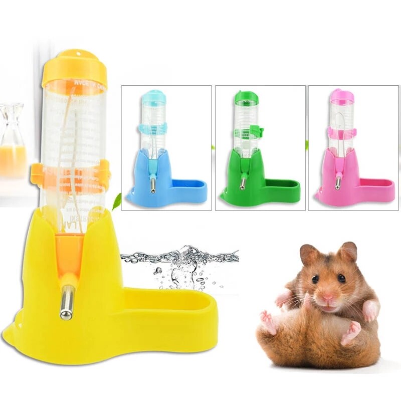 1 Pc Small Animal Accessories Automatic Feeding Device Food Container 3 Styles 1 Pc Pet Drinking Bottle Hamster Water Bottle