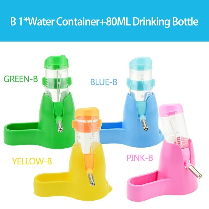 1 Pc Small Animal Accessories Automatic Feeding Device Food Container 3 Styles 1 Pc Pet Drinking Bottle Hamster Water Bottle