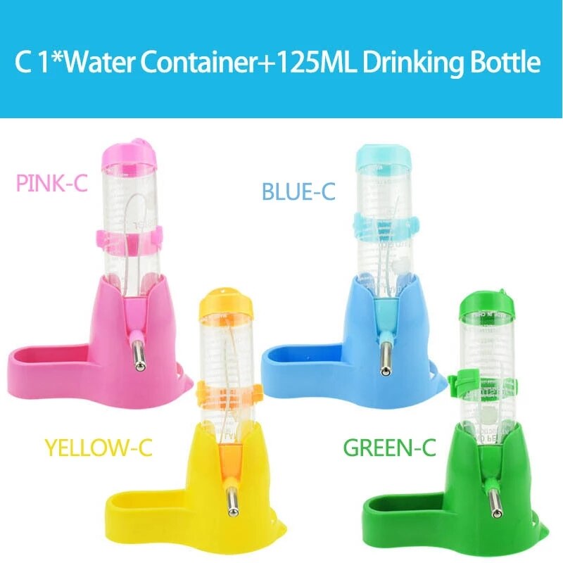 1 Pc Small Animal Accessories Automatic Feeding Device Food Container 3 Styles 1 Pc Pet Drinking Bottle Hamster Water Bottle