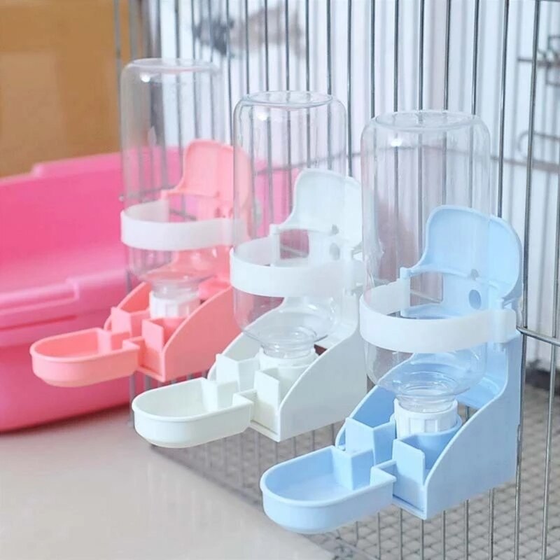 500ML Pet Parrots Birds Drinker Pigeon Rabbit Drinking Bowl Pets Automatic Hanging Drinking Bottle Dispenser Pets Supplies