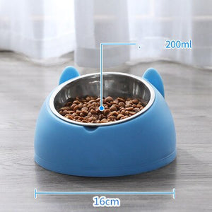 600ml Cat Bowl Water Dispenser Automatic Feeder Bowl Pet Food Container with Waterer for Puppy Cat Feeding Bowl Drinking Supplie