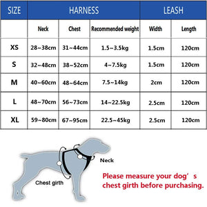 Adjustable Puppy Kitten Collars No Pull Reflective Dog Vest For Small Large Dogs Outdoor Running Training Harness Vest Leash Set