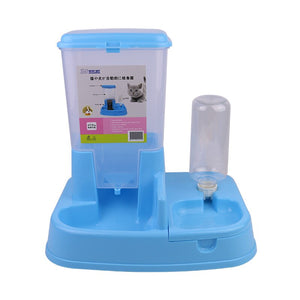 Automatic Feeding and Drinking Bowl Pet Double Drinking Water Feeder Dog Supplies Large Capacity Dispenser Cat Bowl Pet Feeder