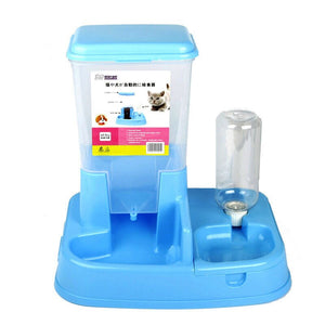 Automatic Feeding and Drinking Bowl Pet Double Drinking Water Feeder Dog Supplies Large Capacity Dispenser Cat Bowl Pet Feeder