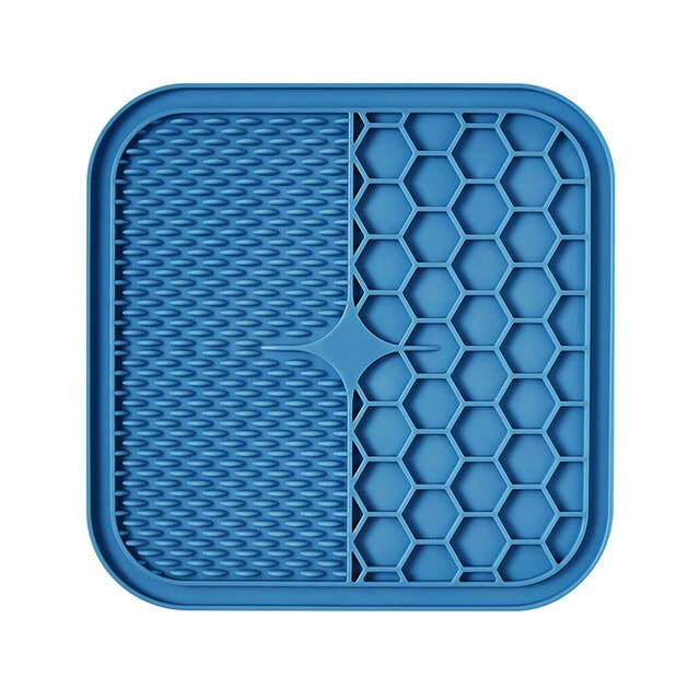 Mat For Dogs Cats Pet Lick Pad Slower Feeder Pad Cat Dog Licky Mat Pet Bathing Distraction Pads Silicone Dispenser Dog Licky Mat