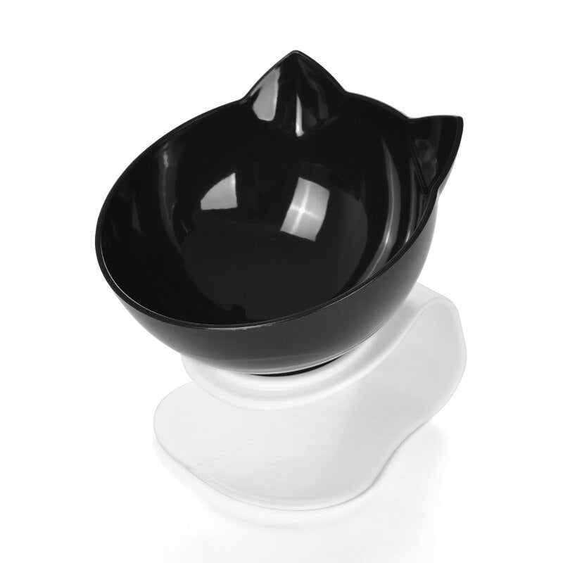 Non-slip Cat Double Bowl With Stand Pet Dog Raised Cat Food Bowl and Water Bowl Pet Feeders Cats Dogs Bowl Pet Supplies