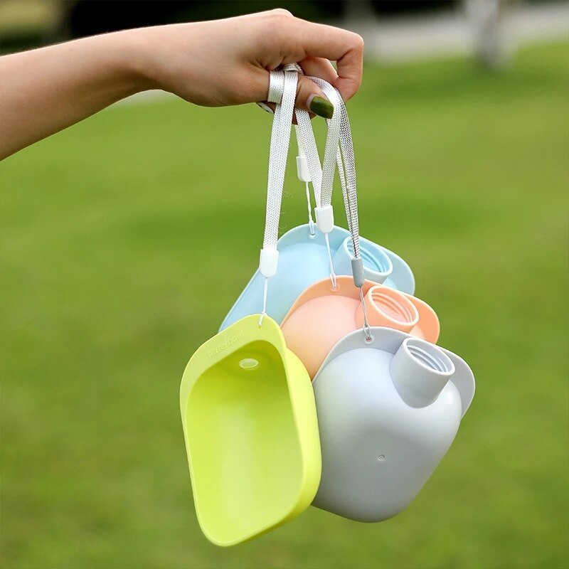 Pet Dog Water Bottle Plastic Portable Water Bowl Foldable Pet Water Feeder Dog Cat Travel Water Bowl Bottle Pet Supplies