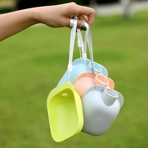 Pet Dog Water Bottle Plastic Portable Water Bowl Foldable Pet Water Feeder Dog Cat Travel Water Bowl Bottle Pet Supplies