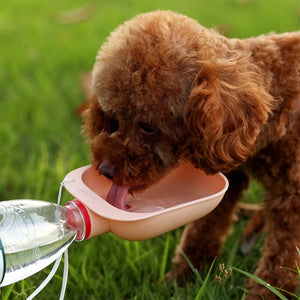 Pet Dog Water Bottle Plastic Portable Water Bowl Foldable Pet Water Feeder Dog Cat Travel Water Bowl Bottle Pet Supplies