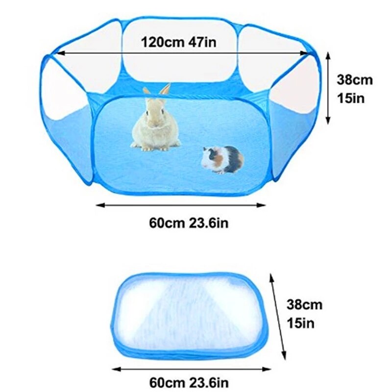 Pet Playpen Portable fashion Open Outdoor Small Animal Cage Game Playground Fence for Hamster  ostume for Outfits Poodle