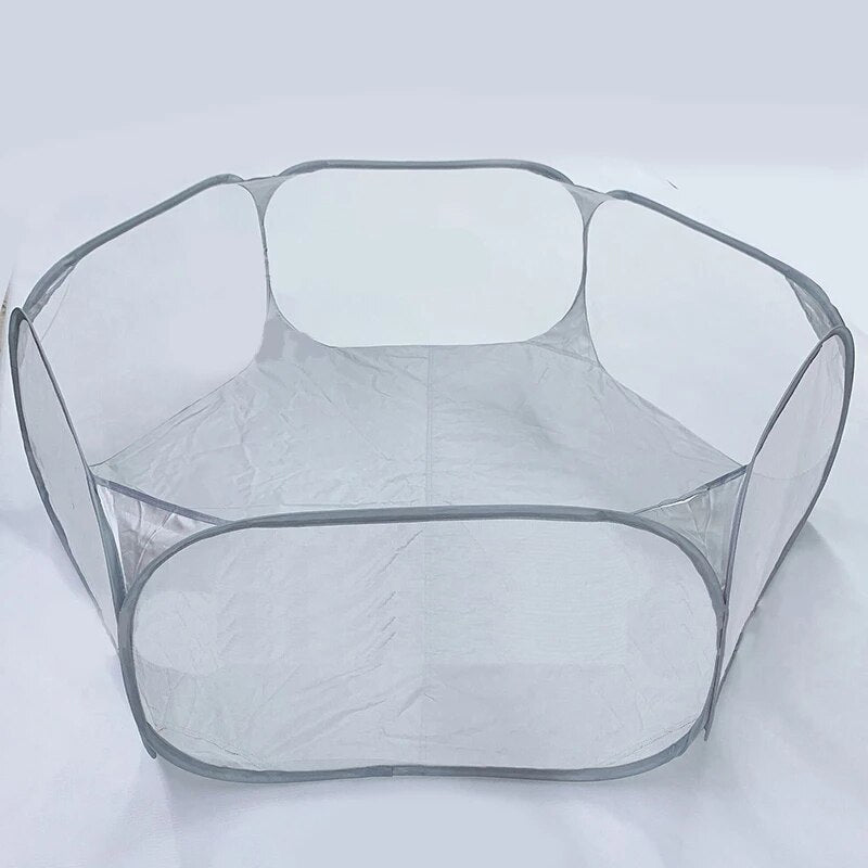 Pet Playpen Portable fashion Open Outdoor Small Animal Cage Game Playground Fence for Hamster  ostume for Outfits Poodle