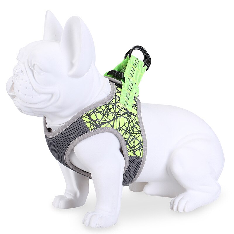 Reflective Cat Collar Training Collar Harness For Small Dog No Pull Dog Leads Chest Strap Pet Supplies Adjustable Dog Leash Vest