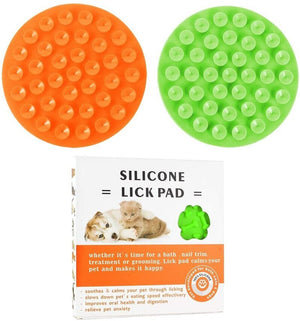 Silicone Mat Dogs Cats Slow Food Bowls Pet Feeder Lick Mat Cat Licking Pad Dog Treat Dispensing Sucker Pad Pet Supplies