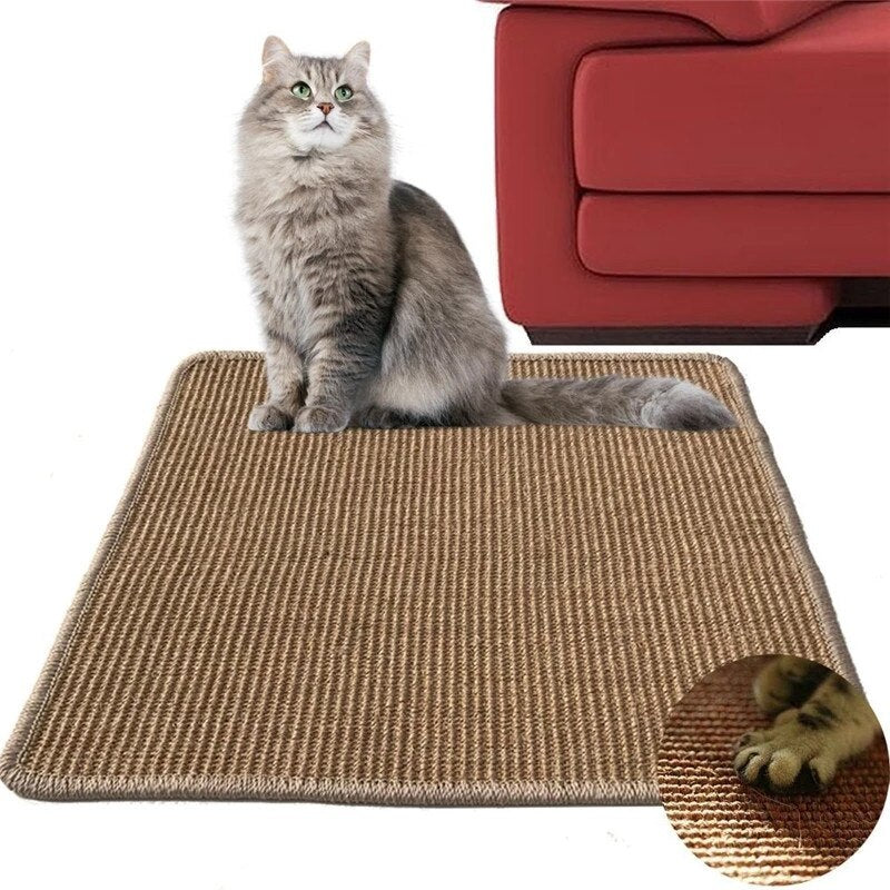 Sisal Cat Scratcher Board Scratching Post Mat Toys Pet Tower  Climbing Tree Chair Table Mat Furniture Protector Cat Play Toys