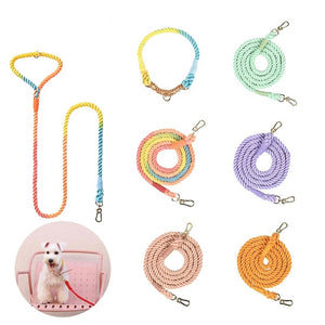 Soft Dog Pet Leash Rope Nylon Puppy Walking Training Dog Leash Lead Long Heavy Duty Puppy Walking Hiking Ropes Traction Strap